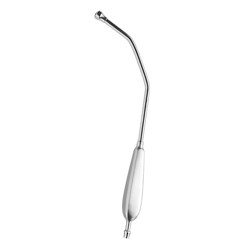 Surgical Grade Suction Instrument 12.5 32cm Working Curved 5mm Tube Hallow Handle Debakey Suction Tube