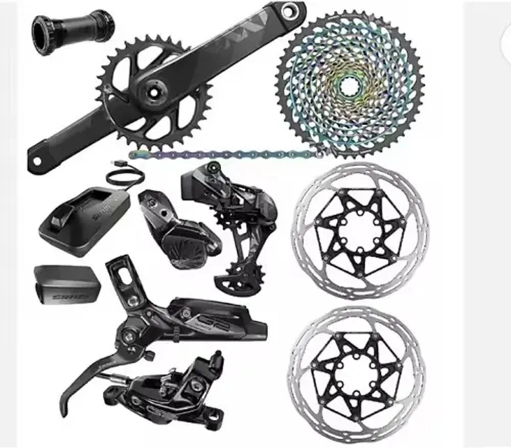 Быстрая продажа SRAMs XX1 Eagle AXS Groupset (1x12 Скоростей) (34T) (DUB Boosts) (170 мм) (Беспроводная электронная связь)