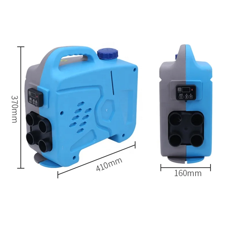 OkyRie Home Diesel Heater Air Heated 12V 24V Diesel Air Heater All In One LCD Monitor  5kw 8kw Portable Heater For Car