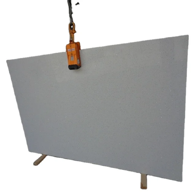 Wholesale Customized Best selling Starlight White engineered Quartz bathroom vanity Countertop for Home