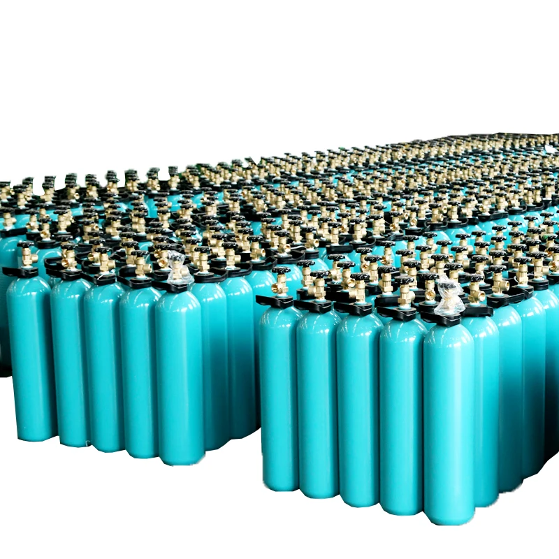 Mini ISO9809-3 4l 5l 7l 8l 10l Small Portable Oxygen Cylinder Types Od Oxygen Cylinders Price Gas Bottle Customized High YA 37mn