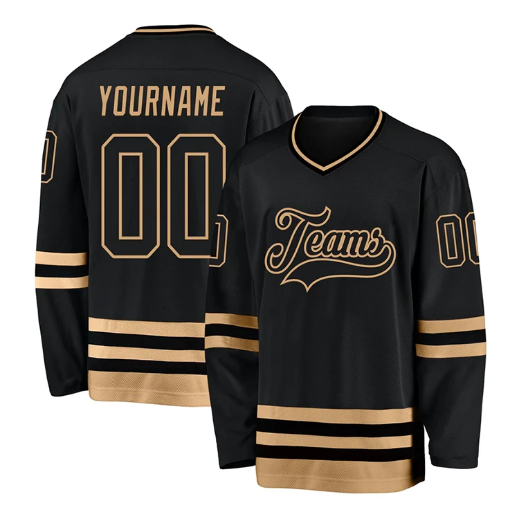 Personalized Fans Name & Number New Jersey Embroidery Team Custom Hockey Jersey for Men Youth Hockey Jersey