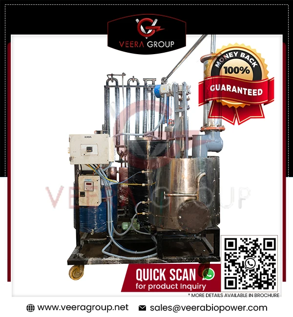 High-Efficiency Veera MD40C Molecular Distillation Machine Converts Waste Oil to Diesel for Refineries and Farms