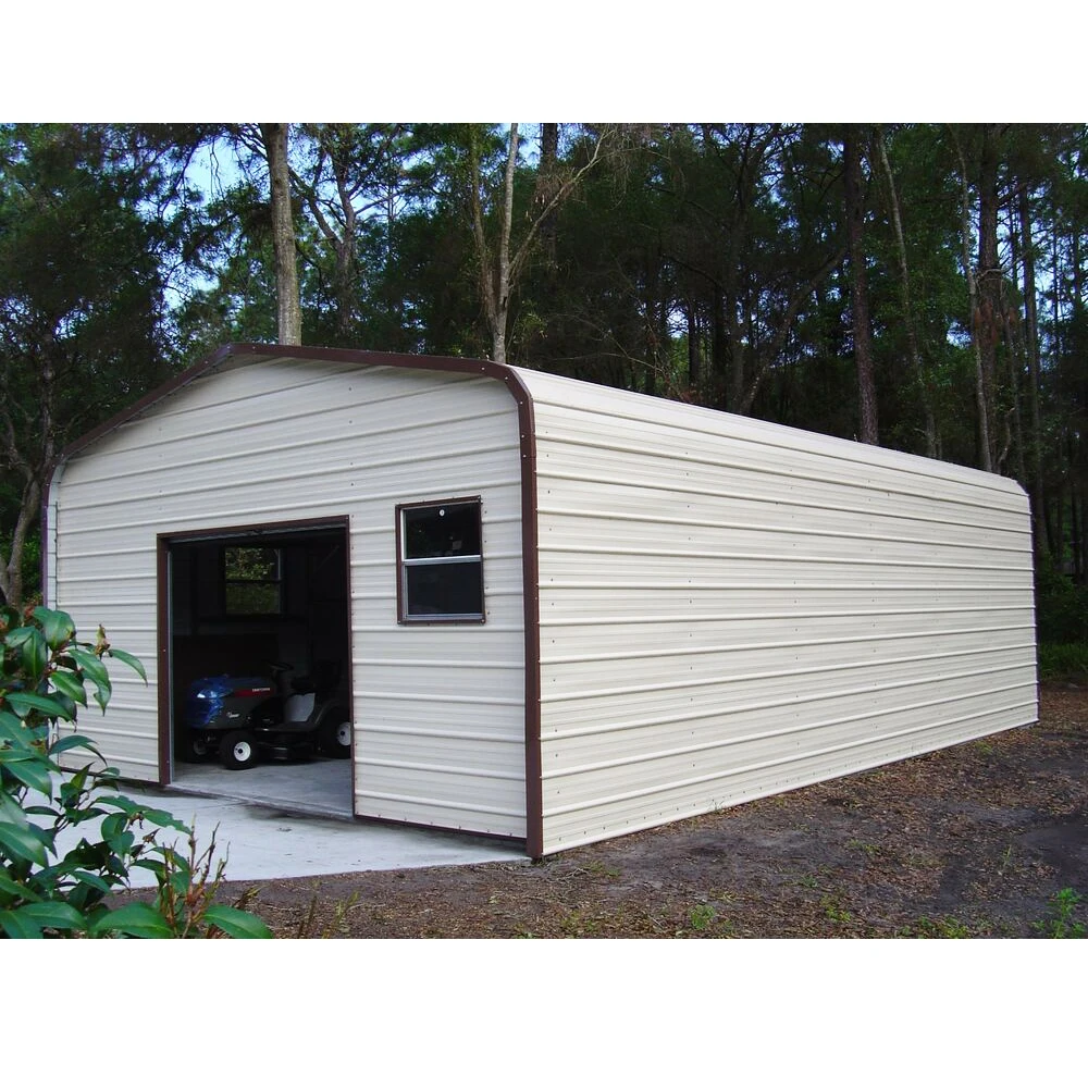 12 ft x 24 ft sheds storage outdoor metal frame enclosed garage shelter