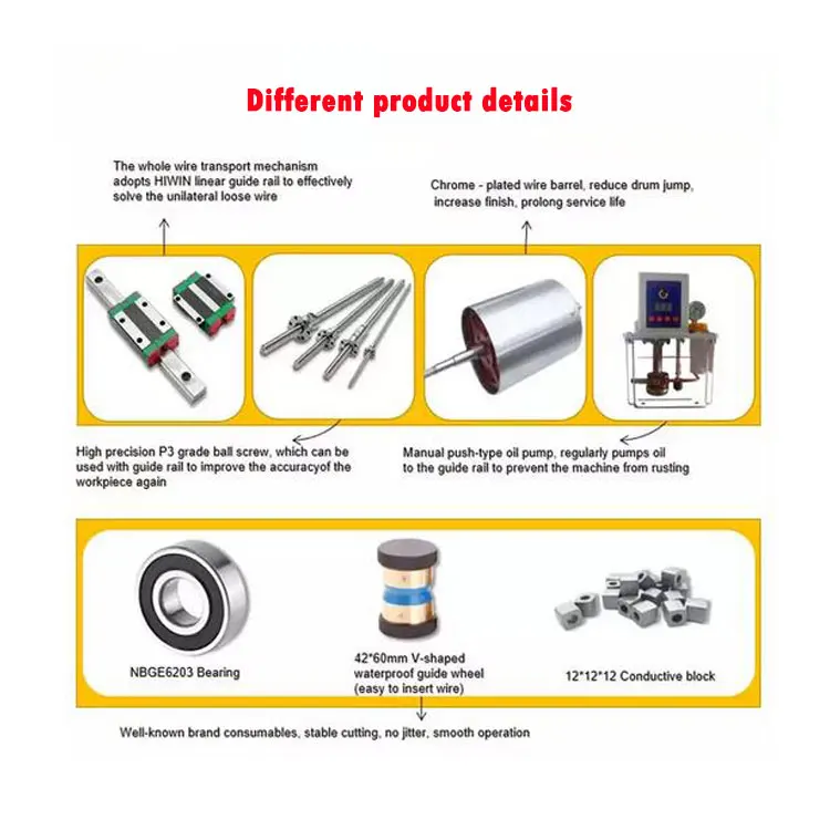 High precision CNC slow speed EDM wire cutting machine for metal processing 0.25mm brass wire for edm cutting machine