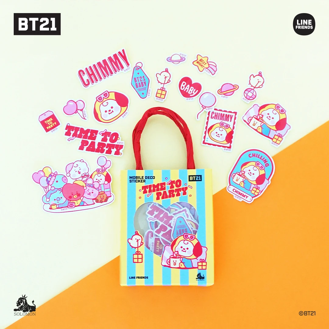 BT21 Minini Mobile Sticker Delivery from Korea on the fastest way Best Price and Good Product High Quality and Hot Selling