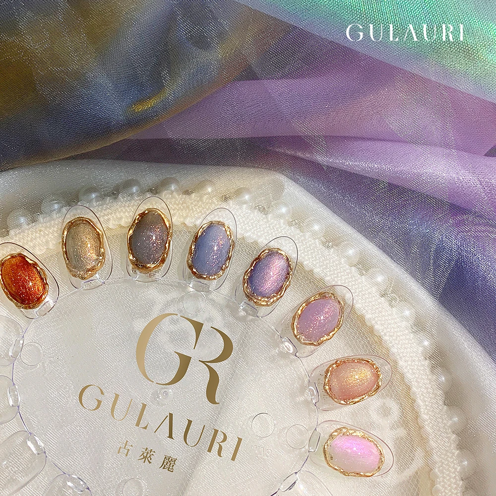 GULAURI Shimmer Super Shinny GelCrystal Glitter Powder Pigment Shinning Gel Nail Suppliers For Nails Art