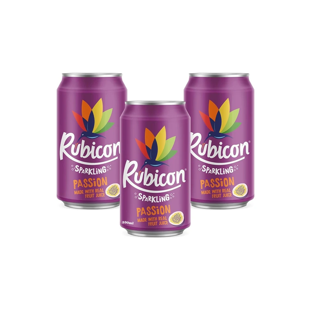 Bulk ProductionRubicon (full assortment) 330ml Fruit Flavour Sparkling Drink 330ml