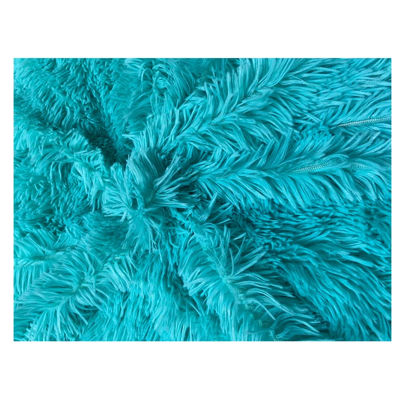 100% Polyester Fur Fabric CK Boa Single-sided For Carpets Home Textile