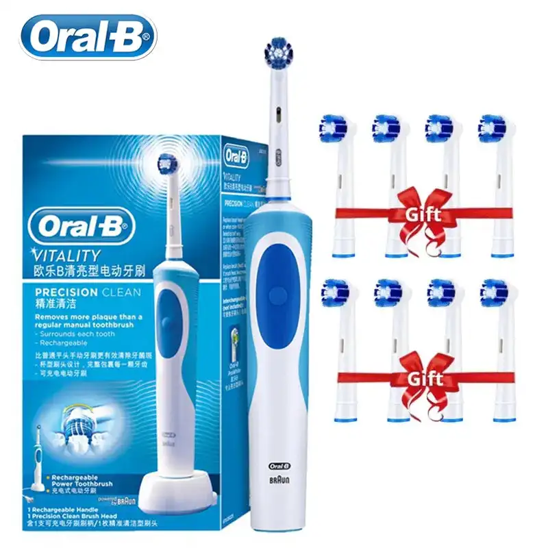 Oral B Pro 100 Crossaction Midnight Black Electric Toothbrush (Pro-100)