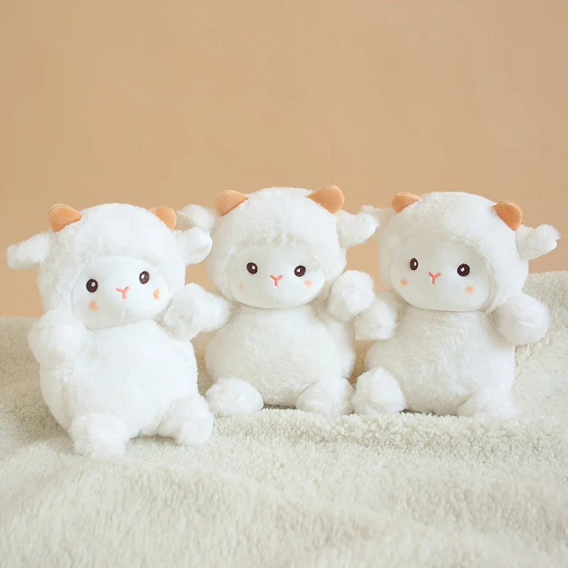 Custom super cute soft stuffed sheep doll plush animal stuffed sheep plush toy kids soft toy promotional product