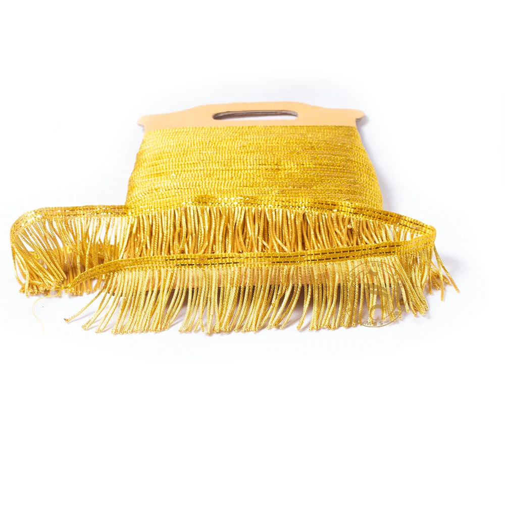 OEM Bullion Fringe Cotton Silk Borders Gimps 100% Viscose 3 Inch Tassel Quantity Decorative Trimmings Tassels Trimmings Fringes
