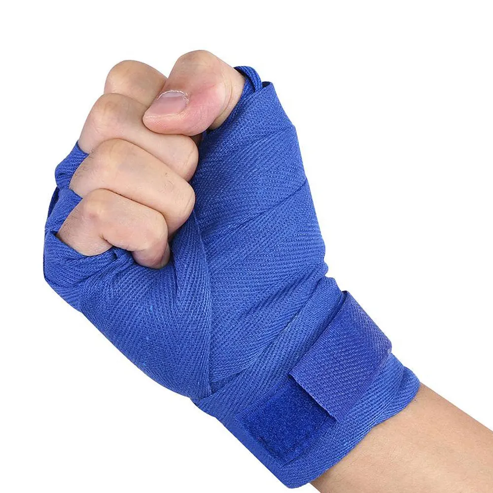 Low Price Professional Manufactures Custom Logo Boxing Hand Wraps / New Arrival Best Quality Solid Color Hand Wraps