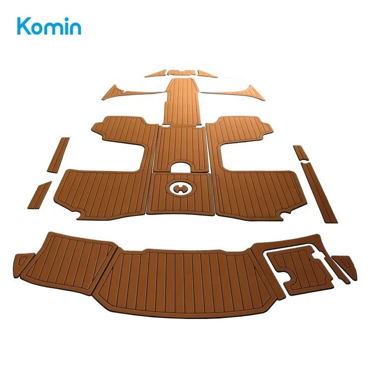 Komin 2018 Chaparral 21 Faux Teak EVA Marine Foam Boat Flooring