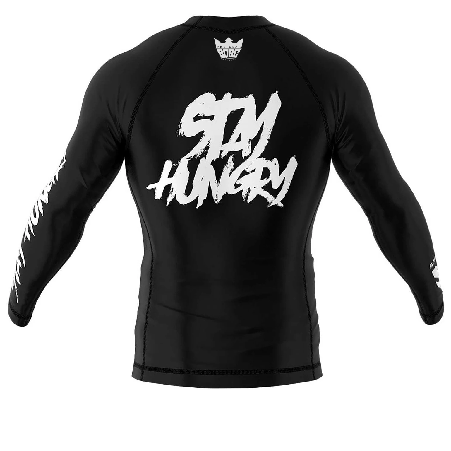 Full Black Sublimation Printed Rashguard Best Design Kickboxing Training Gear MMA Gear & Bjj Gear