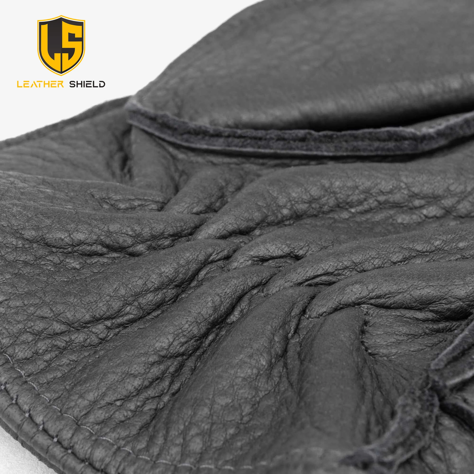 Men Gloves Black Color Winter Warm Touch Screen Windproof  goat leather Leather Gloves Fashion leather Gloves