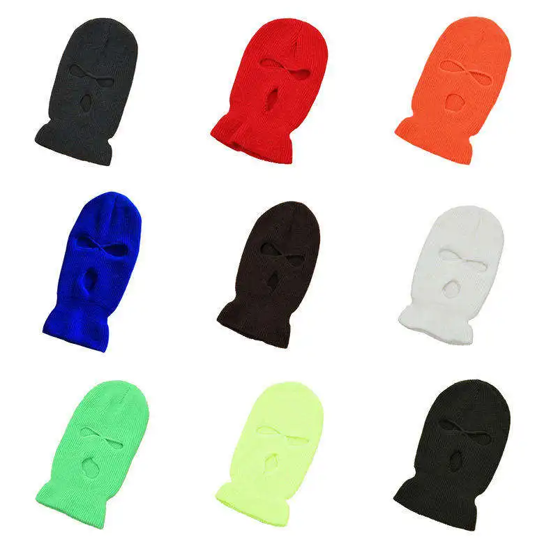 Custom knitted 3 hole Balaclava