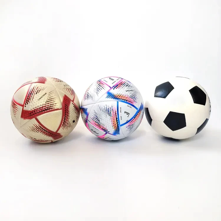 Custom color professional football soccer balls rubber original soccer ball PU Leather Profession Football Made in pakistan