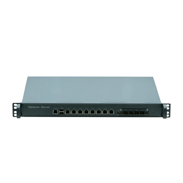 Original factory 1U rack pfsense Network Appliance Firewall BAREBONE PC 8 lans pfsense Firewall barebone PC