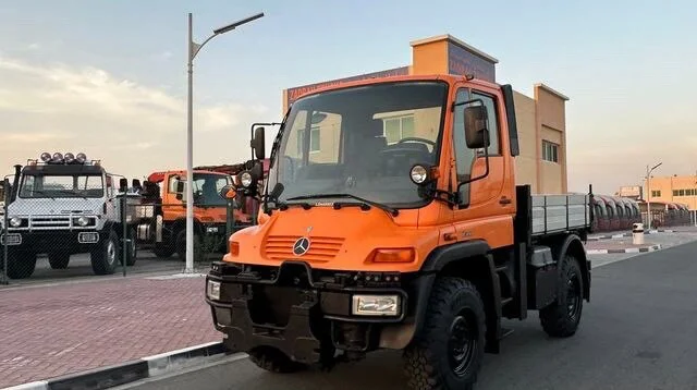 Used Mercedes-Benz Unimog U530 - Low Mileage Ex Demonstrator Used Dump Truck 420hp  UNIMOG  guindaste PK 12502utput Transmission