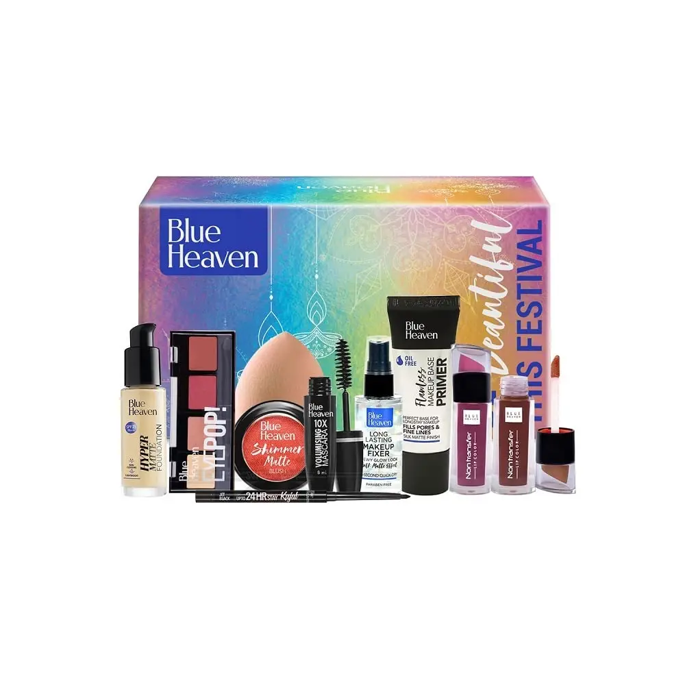 BLUE HEAVEN Long Lasting Makeup Set Portable Gift Cosmetics Kit Wholesale Price | High Quality Water Resistance Makeup