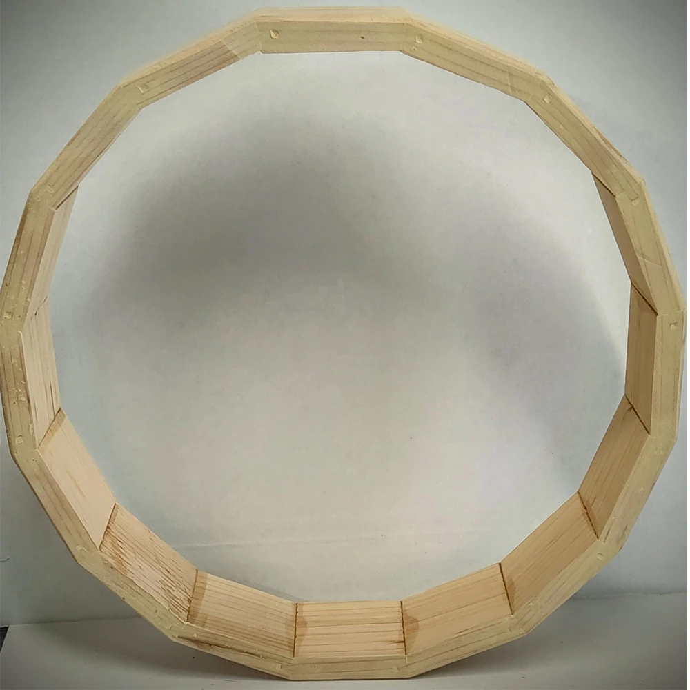 Adjustable Wooden Embroidery Hoop Wood Made Frame / Best Selling Wooden Hoops Rings Frame For Online Sale