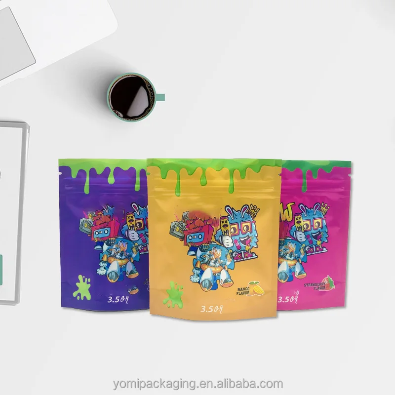 Wholesale resealable zipper stand up brown kraft paper coffee bag pouch tea bags packaging materials mylar bags for food storage