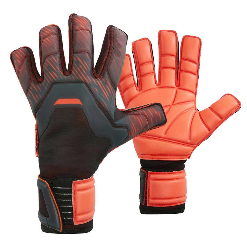 Competition Non-Slip Thickened Wear-Resistant Breathable Gloves Full Latex Professional Goalkeeper Football Gloves