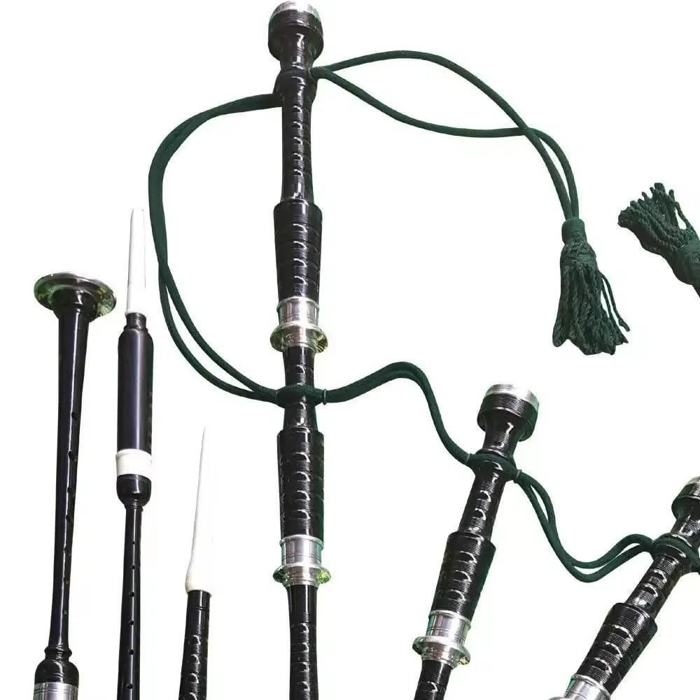 Scottish Great Set Of Full Size Great Highland Bagpipe Rosewood Standard Bore Fully Customized Made Highland Bagpipe