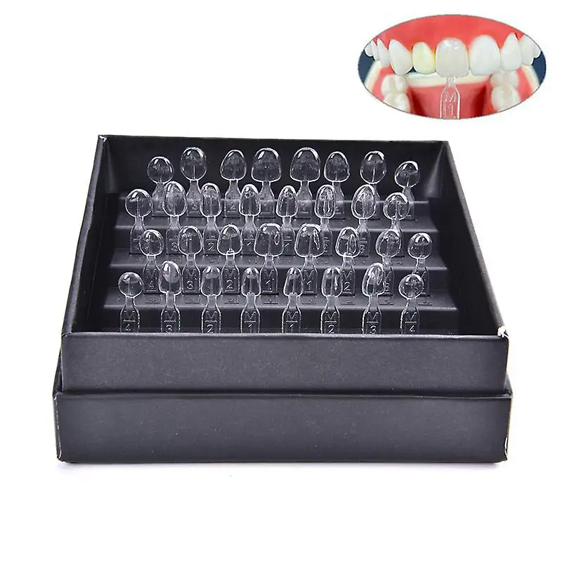 32pcs/Set Dental Veneer Mould Kit Different Shapes Veneers Mould Composite Resin Light Cure Front Teeth Mould Teeth Whitening