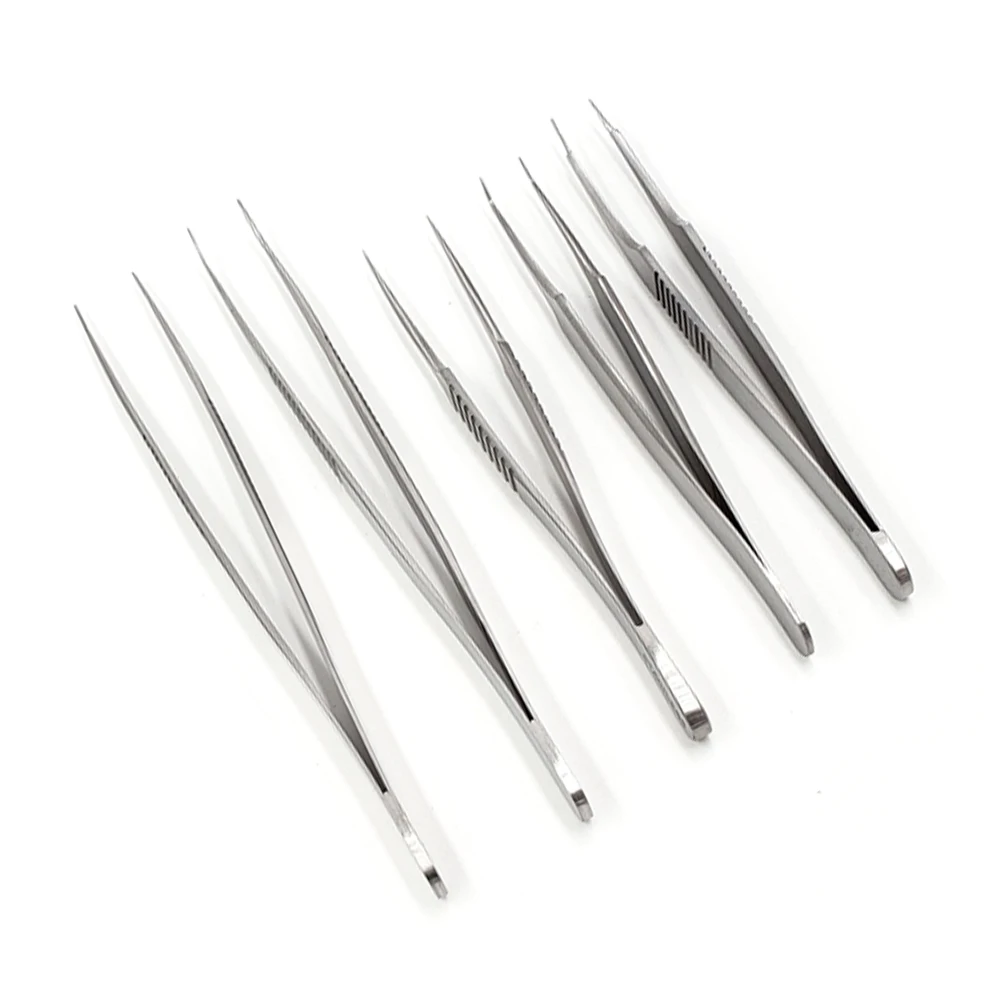 Высококачественный набор из 6 предметов для общей хирургии микрохирургические инструменты стали