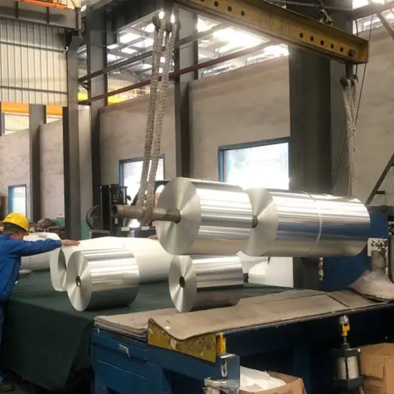 Wholesale 9 mic 10mic 11mic  8011 8079 3003  Food Grade Household Aluminum Foil Jumbo Roll