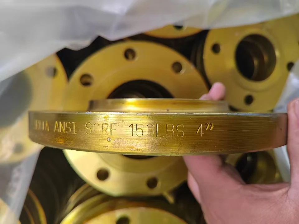 ASTM A182 F 304/L/316L Stainless Steel RF yellow painted Blind Flange