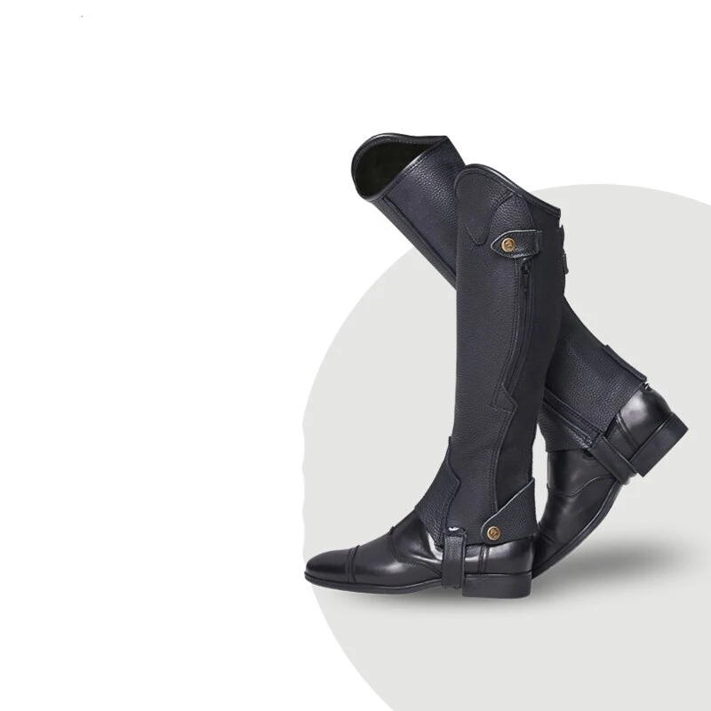 Best Design Light Weight Men Half Horse Riding Chaps New Arrival Customized Logo Printing Western Customized Leather Material