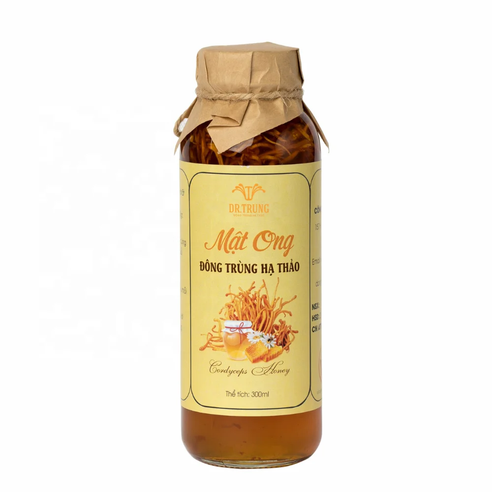 Cordyceps Honey ISO 22000 2018 Selling Pure Honey Using For Drink certificate HPLC Test Method Customized Packaging