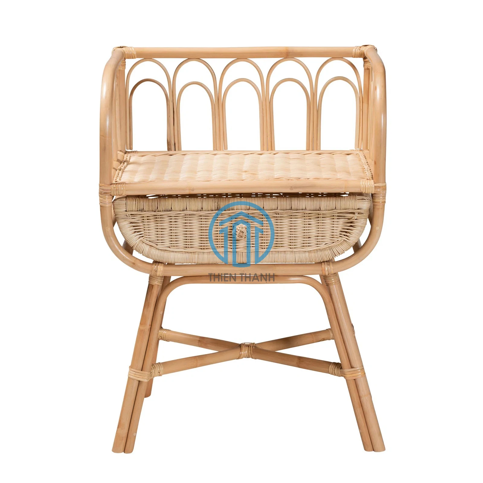 Элегантная мебель для спальни тумбочка из Натурального Коричневого ротанга Самые продаваемые столики сделанные в вьетнамском дизайне