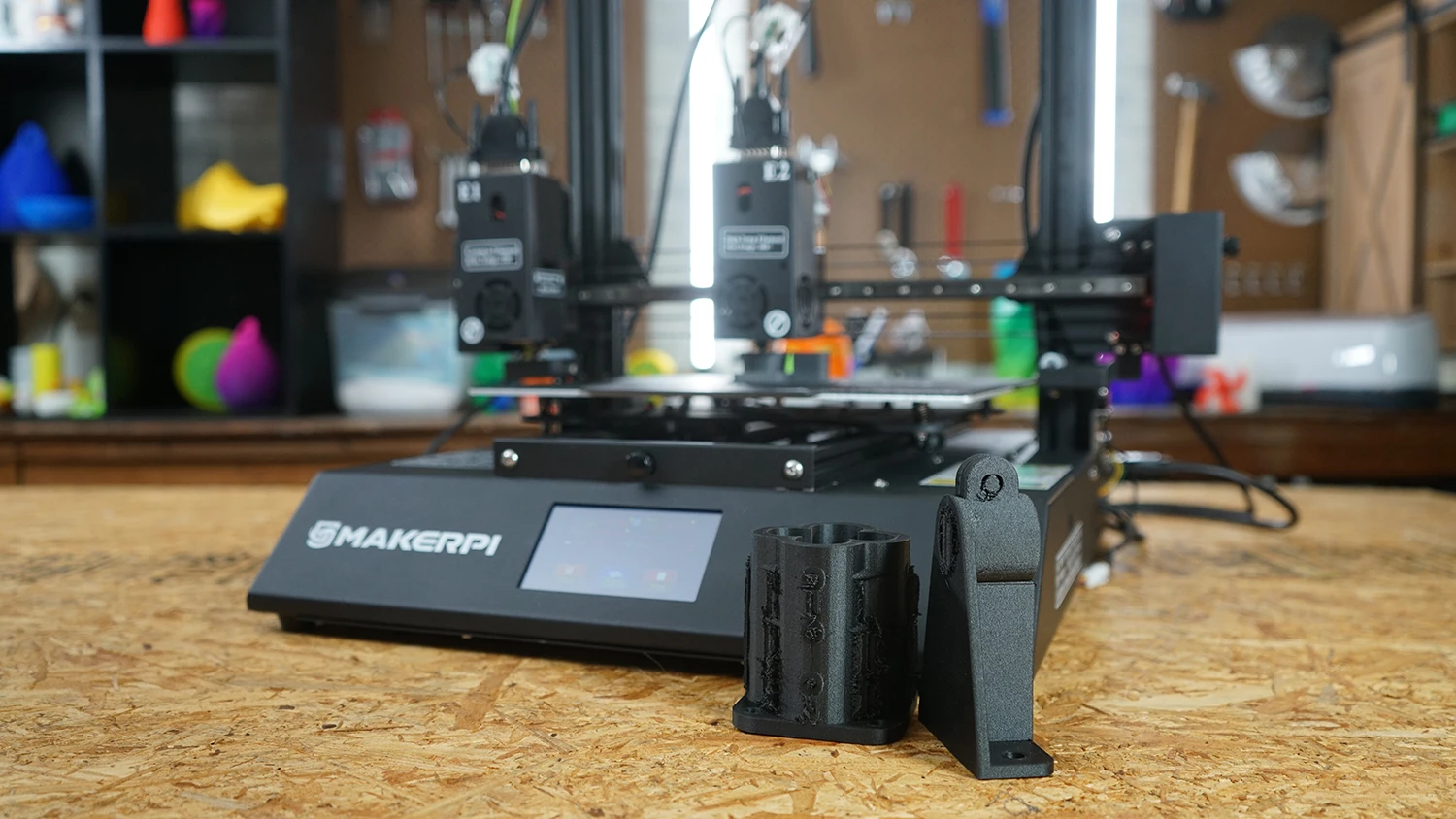 Water Soluble Support Independent Dual Extruder Backup Function Fool-Proof Carbon Fiber PLA/PVA/TPU/ABS/PA/PC/PA-CF 3d Printer
