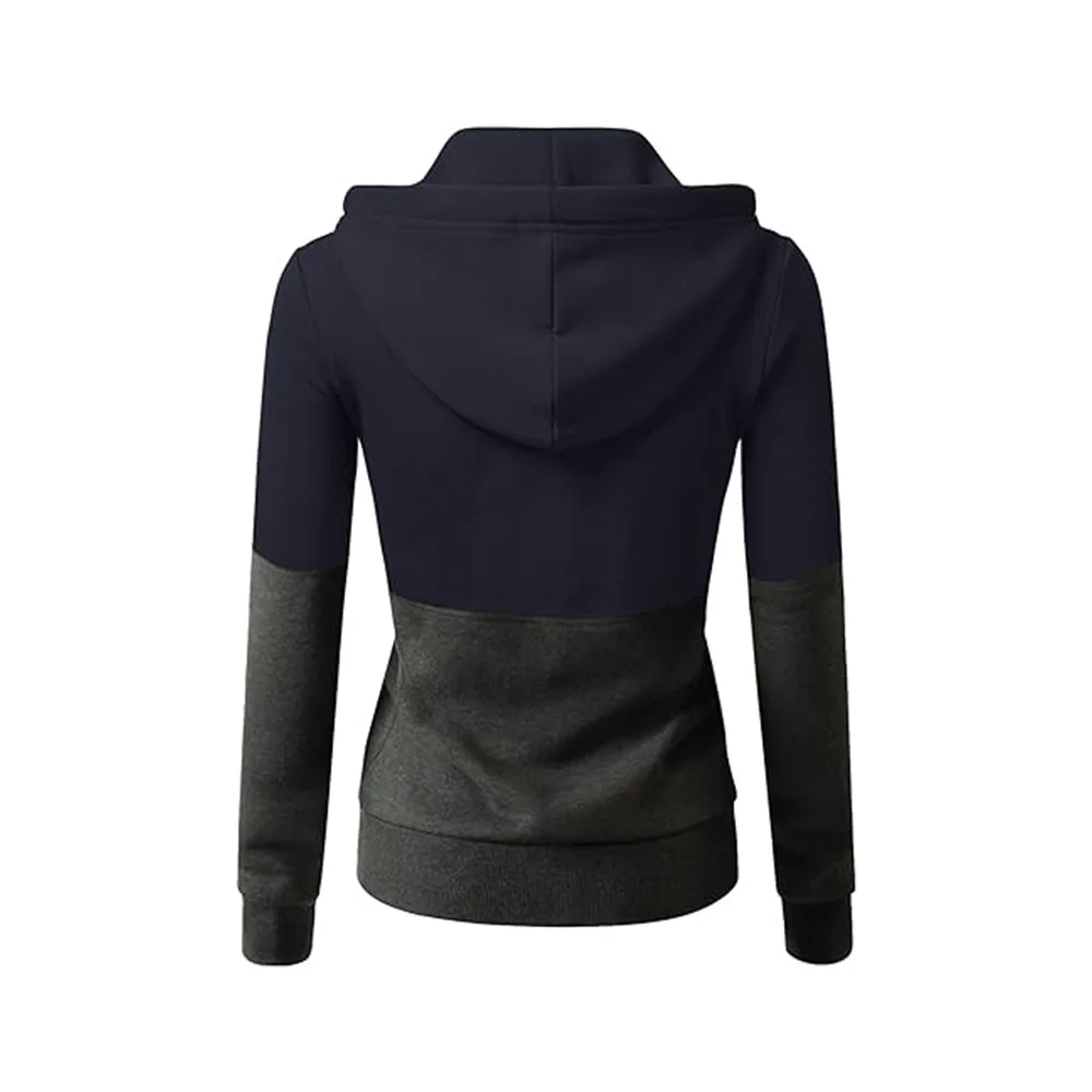 Textiles & Fabrics Hoodie for Women Long Sleeve Casual Zip Up Hoodie Jacket Lightweight Sweatshirt Fashion Design Hoodies