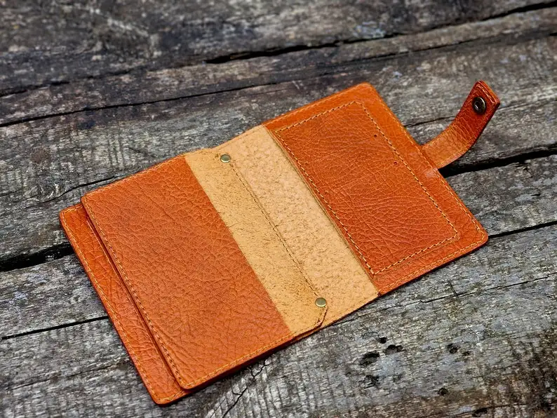 Crocodile Handmade 2 Passport 2 Card Pockets Family Passport Holder Leather Travel Wallet Travel Compact LFPH-0048