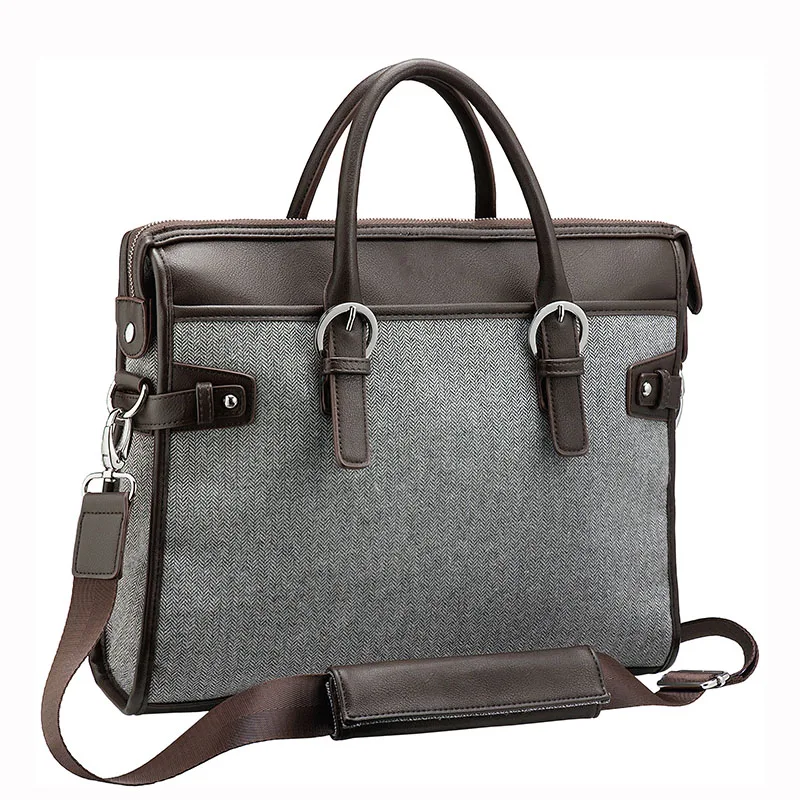 This versatile laptop bag offers a sleek design durable nylon polyester construction and personalized logo options