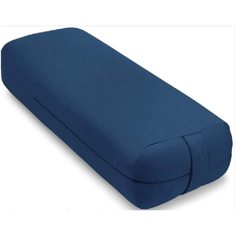 Eco-Friendly Yoga Bolster Pillow Rectangular Meditation Pillow Support with Removable Cover Machine Washable & Carry Handle.
