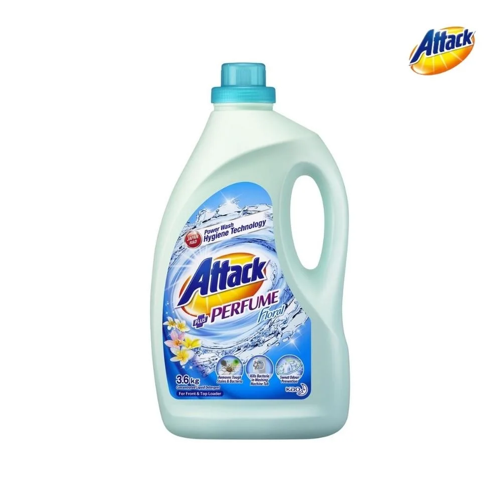 Wholesale Sweet Floral Scent High Foam Attack Softener + Detergent Laundry Liquid 3.6kg Suitable for Overnight & Indoor Drying