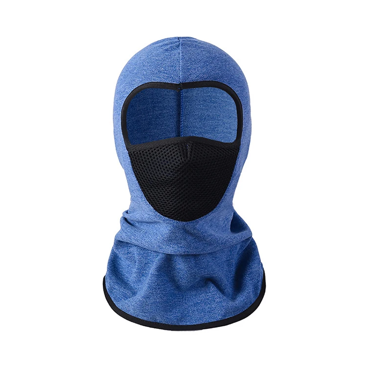 Autumn and winter outdoor German velvet mesh mask cycling sports warm and cold-proof windproof masked hood