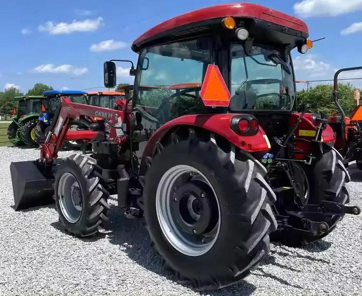 2019 чехол IH Farmall 75A с быстроразъемным погрузчиком и ковшом 898 часов 4x4 74 л.с. дизельный двигатель 2 задних пульта дистанционного управления 540 тепло