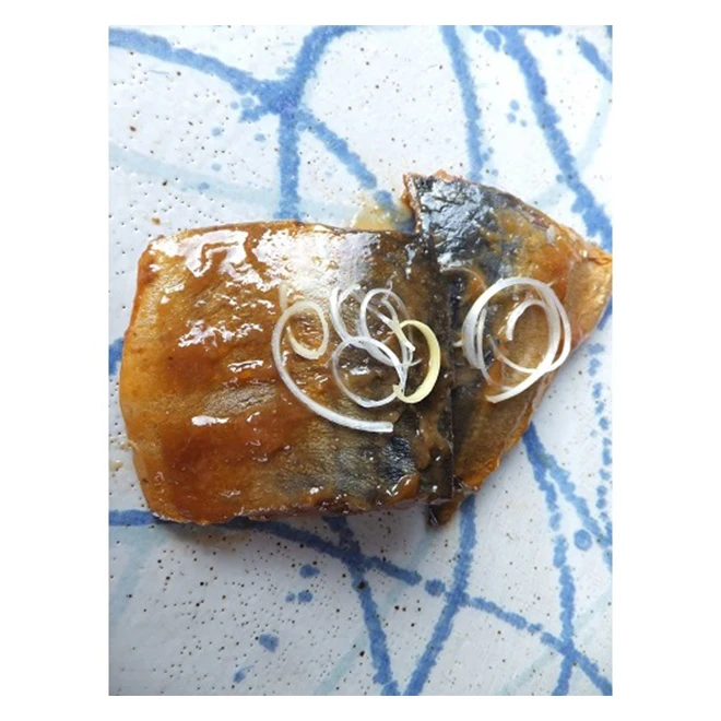 High Quality Miso Sauce Simmered Mackerel Japanese Food Seafood Dishes Seasoned Fish