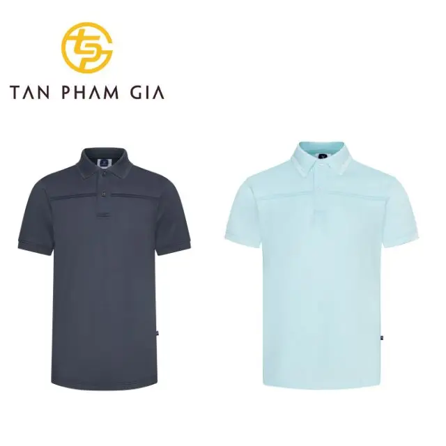 Премиальная мужская рубашка-поло от Tan Pham Gia из Вьетнама Tommis Hilfiger коллекции полиэстера и спандекса хорошая цена