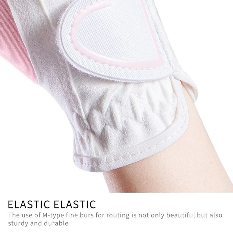 1Pair Women Golf Gloves Fingerless Soft Sport Ladies Granules Anti-Skid Glove Left And Right Hand Golf Gloves