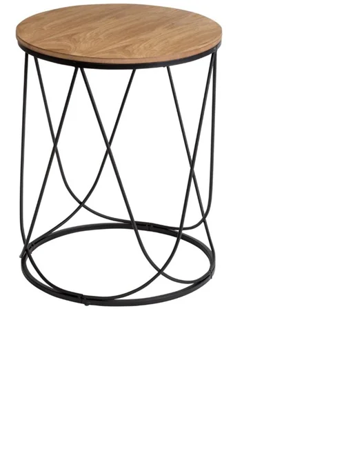 Direct Factor Sale Living Room Furniture Modern Design Metal Side Center Table Luxury Metal Hollow Frame Coffee Table