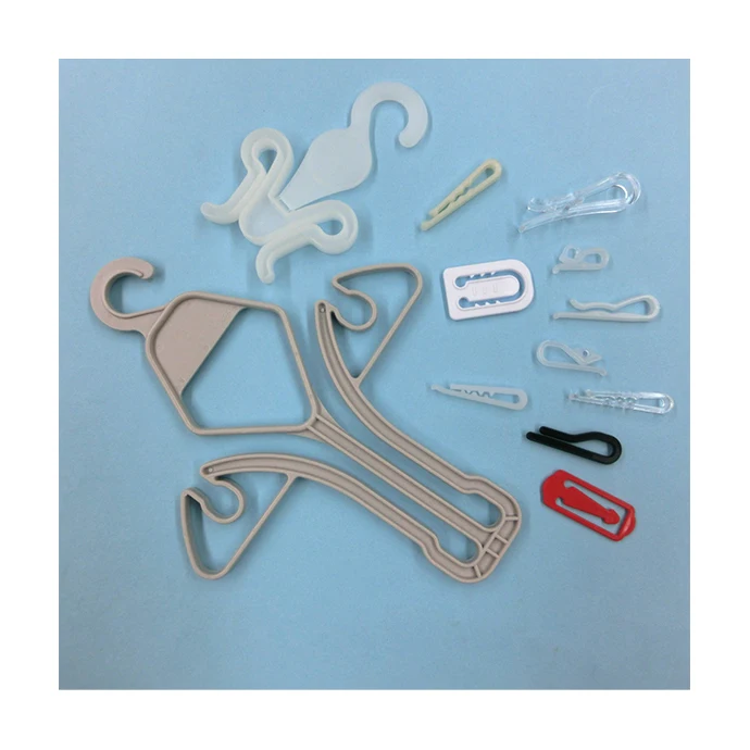 Versatile Custom Mini Locking Auto Fastener Claw Plastic Shirts Clothes Hangers Clamps for Shoe Hooks