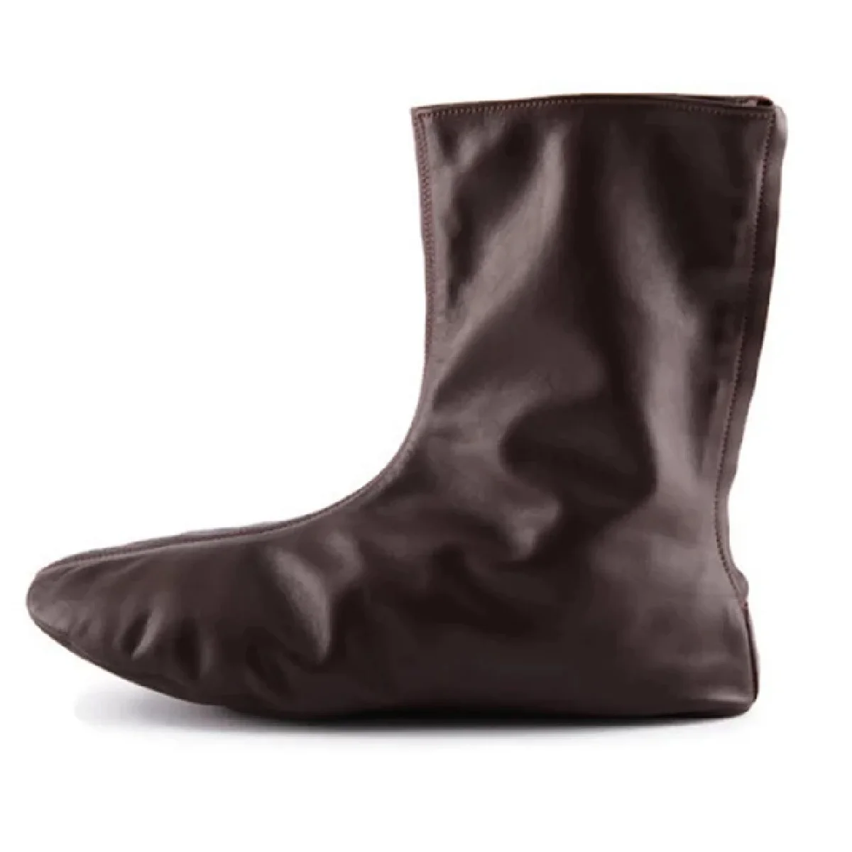 Custom made leather foot wear for men new style winter season leather socks Design Your Own Leather Winter Socks